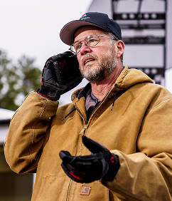 Person using mobile device